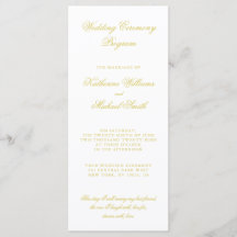 Programas de Casamento Ilha Cítrica Elegante Scrip