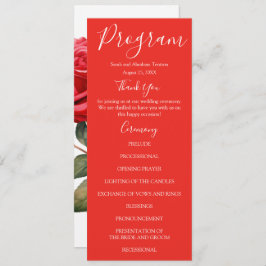 Programas de Casamento Rosa vermelha