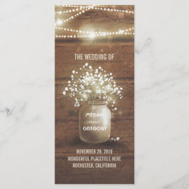 Programas de Casamento Russo Mason Jar Breath do B