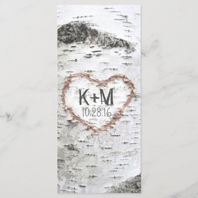 PROGRAMAS DE CASAMENTO RÚSTICO DE ÁRVORE DE AVES (Frente)