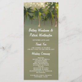 Programas de Casamento Tropical de Palm Palm Light