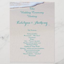 Programas de Cerimônia de Casamento de Areia de Pr