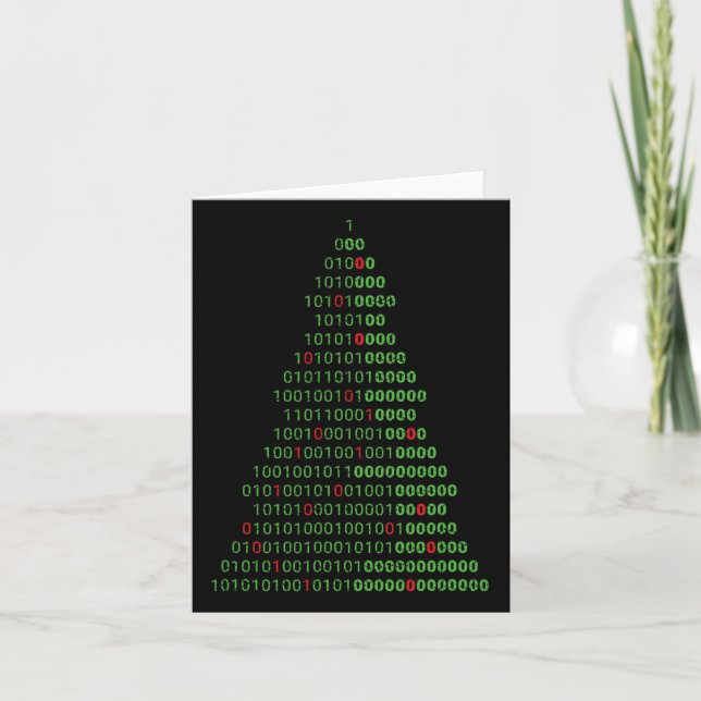 Programas De Computadores De Árvore De Natal Binár (Frente)