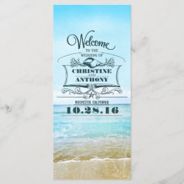 programas românticos de casamento em praia