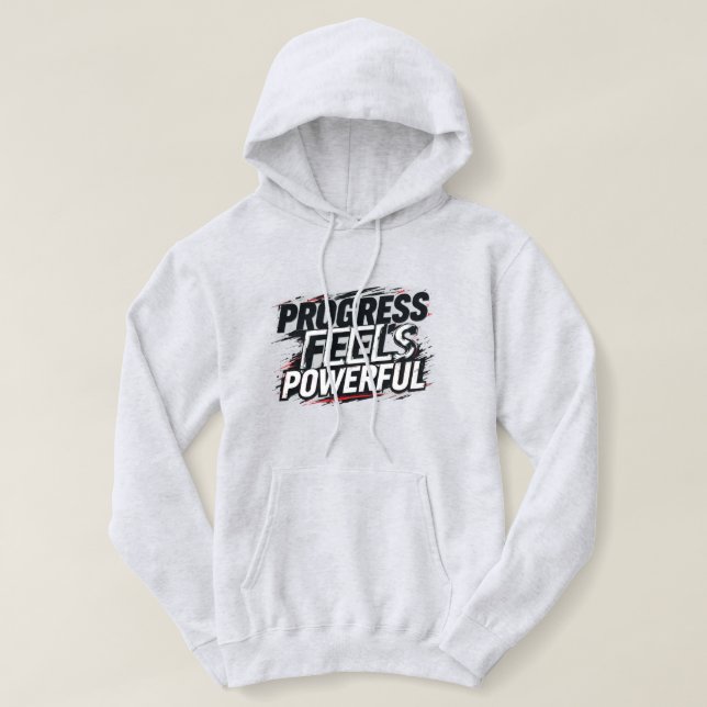 Progress Feels Powerful Women’s Pullover Hoodie |  (Frente do Design)