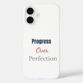 Progress Over Perfection – Motivational Typograph