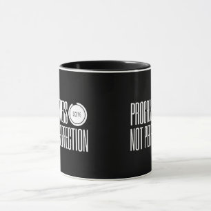 Progresso Não Perfeição — Caneca