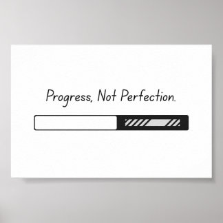Progresso Não Perfeição - Poster Art