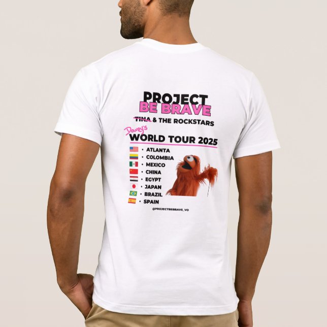 Project Be Brave Davey T-Shirt (Verso)