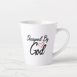 Projetado Por Deus White 12 Oz. Caneca para café l