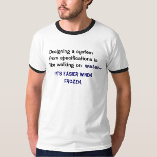 Projetando um t-shirt do sistema