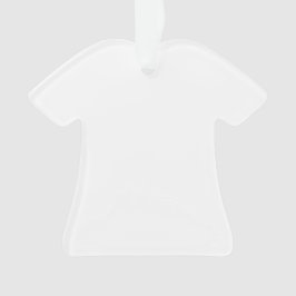 Projete seu próprio camiseta acrílica ornamento