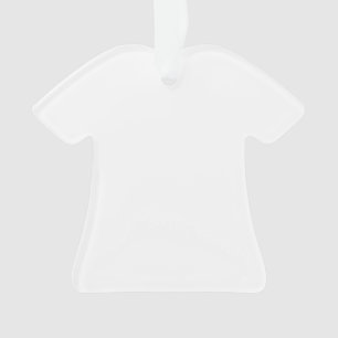 Projete seu próprio camiseta acrílica ornamento