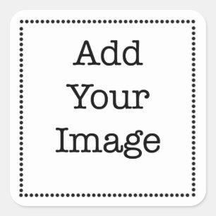 Projete sua própria etiqueta quadrada