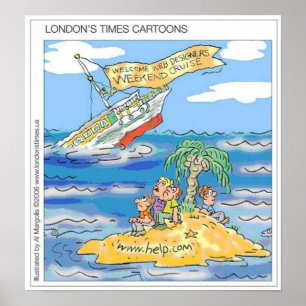 Projetistas da Web Terror Posters Engraçados de En