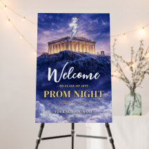 Prom Night Welcome Sign, A Night on Mount Olympus 