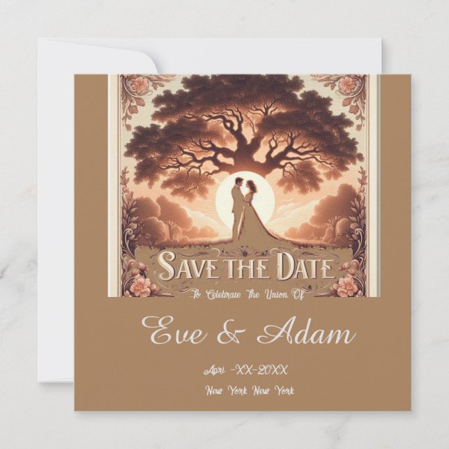 Promessa eterna do amor: um convite para casamento (Frente)