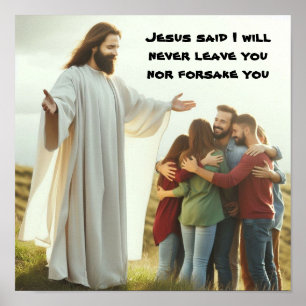 Promessas fiéis de Jesus como poster