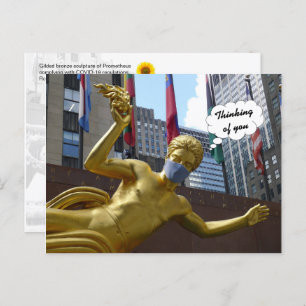 Prometeu, pensando em você - cartão postal