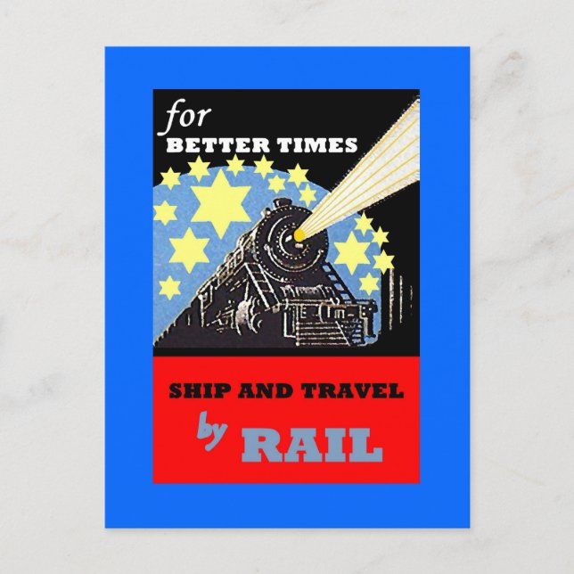 PROMO DE CARTÃO POSTAL PARA O COMBOIO FERROVIÁRIO  (Frente)