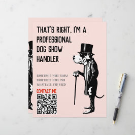 Promoção de Manipulador de Cães Ilustração do Gran