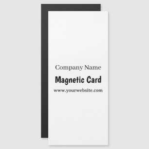 Promoção Empresarial Simples Cartão Magnético 10cm