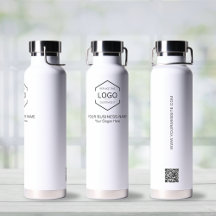 Promocional de código QR do logotipo da empresa