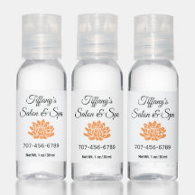 Promocional de negócios Orange Lotus Flower