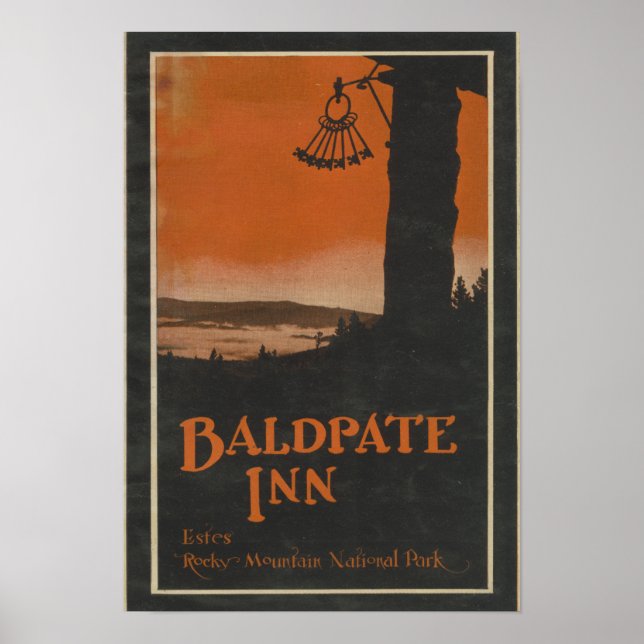 Promocional de Poster de Entrada Baldpate # 2 (Frente)
