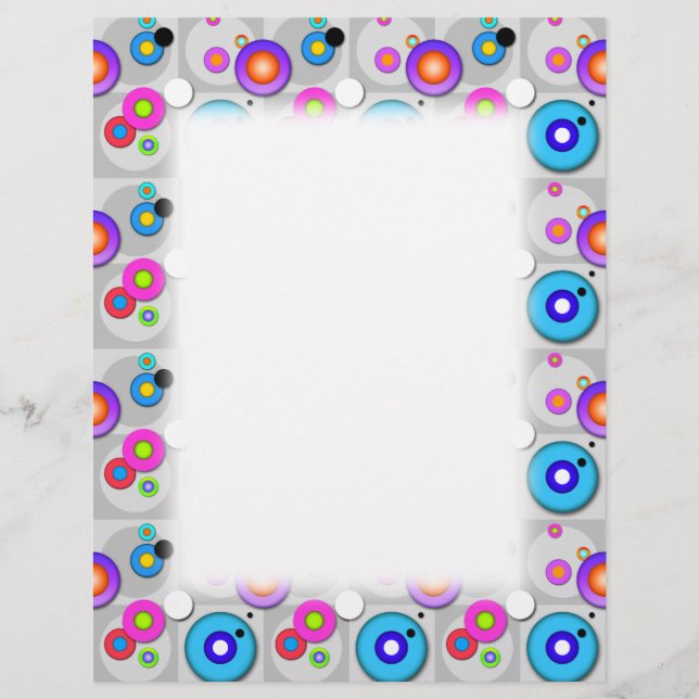 Promocional FLYER - Círculos de arte Pop (Frente)