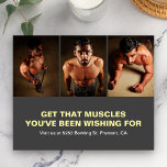 Promocional Gym Flyer<br><div class="desc">Personalize-o com o seu próprio texto e espalhe a palavra.</div>