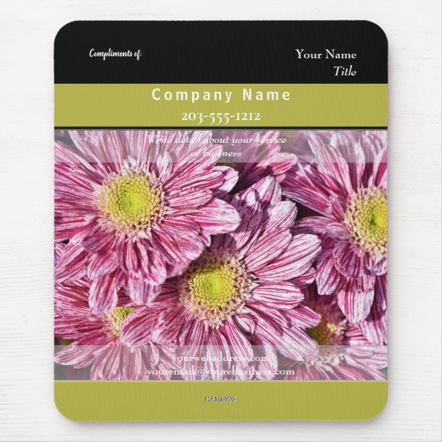 Promocional Mousepad Gerber Daisies - HAMbyWG (Frente)