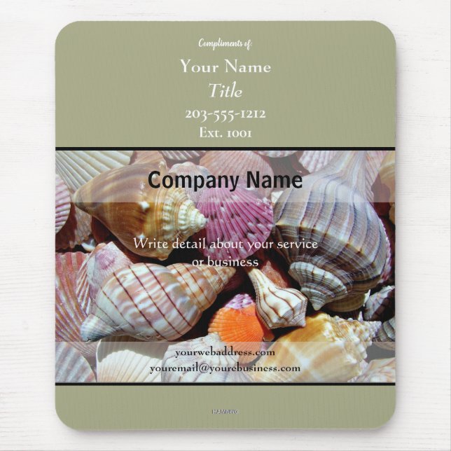 Promocional Mousepad Seashells - HAMbyWG (Frente)