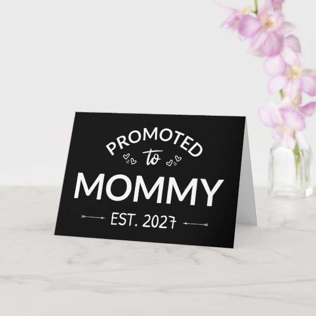 Promovida a Mamãe Est 2027 Anúncio de Nova Mamãe I (Orquídea)
