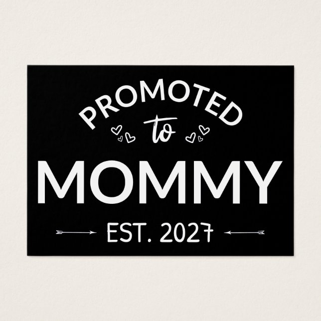 Promovida a Mamãe Est 2027 Anúncio de Nova Mamãe I (Frente)