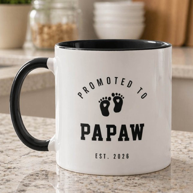 Promovido a Papai Novo Avô Caneca (Criador carregado)