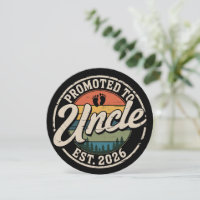 Promovido a Tio Est 2026 Anúncio de Gravidez 