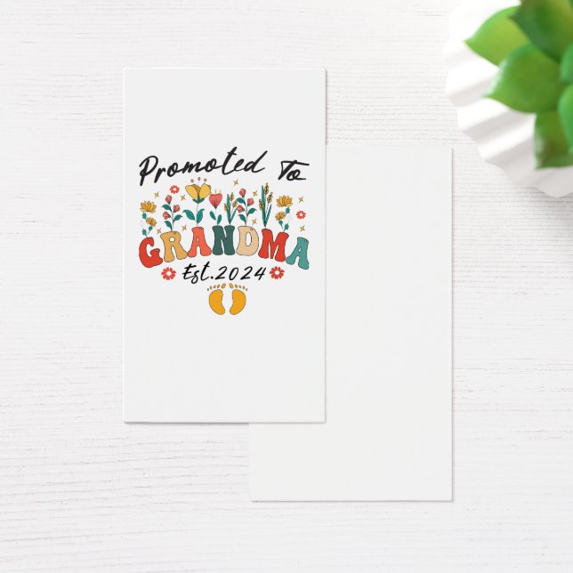 Promovido à vovó est. Placa GrandparPerfil 2024 (Mesa)