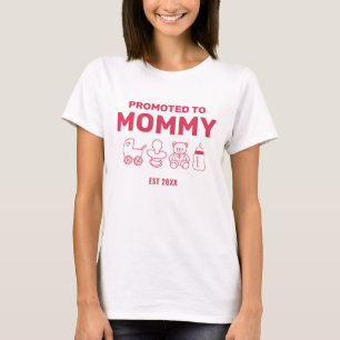 Promovido para Camisa Rosa Personalizada de Festa