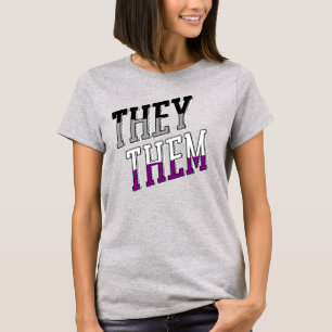 Pronounes Asexuais Eles São T-Shirt