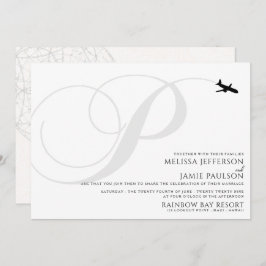 Pronta para Descolagem P Convite Inicial de Casame