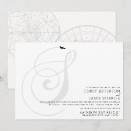 Pronta para Descolagem S Convite Inicial de Casame