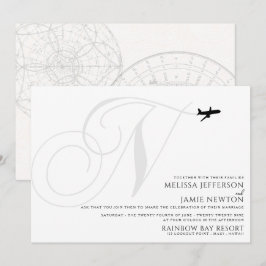 Pronto para Descolagem N Convite Inicial de Casame