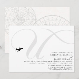 Pronto para Desligar U Convite Inicial de Casament