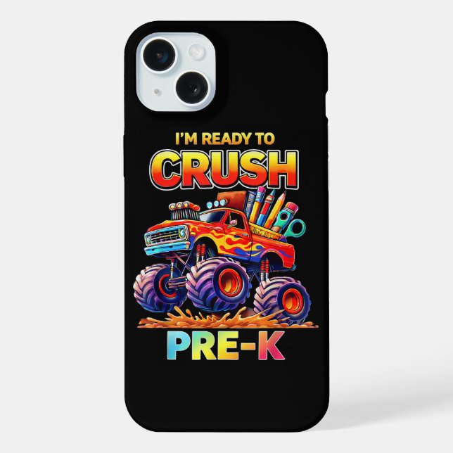 Pronto para Esmagar Caminhão Monstro Pré-Escolar d (Verso)