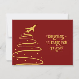 Pronto para Natal para Cartão de Descolagem