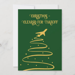 Pronto para Natal para Cartão de Descolagem