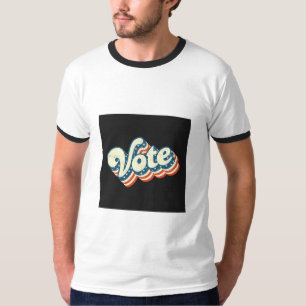 Pronto para o dia das eleições com nossa camisa pe
