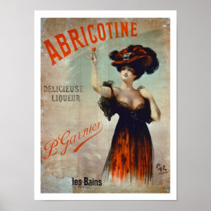 Propaganda de poster "Abricotine", feito por P.
