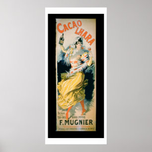 Propaganda de poster "Lhara Creme de Cacau", Digon